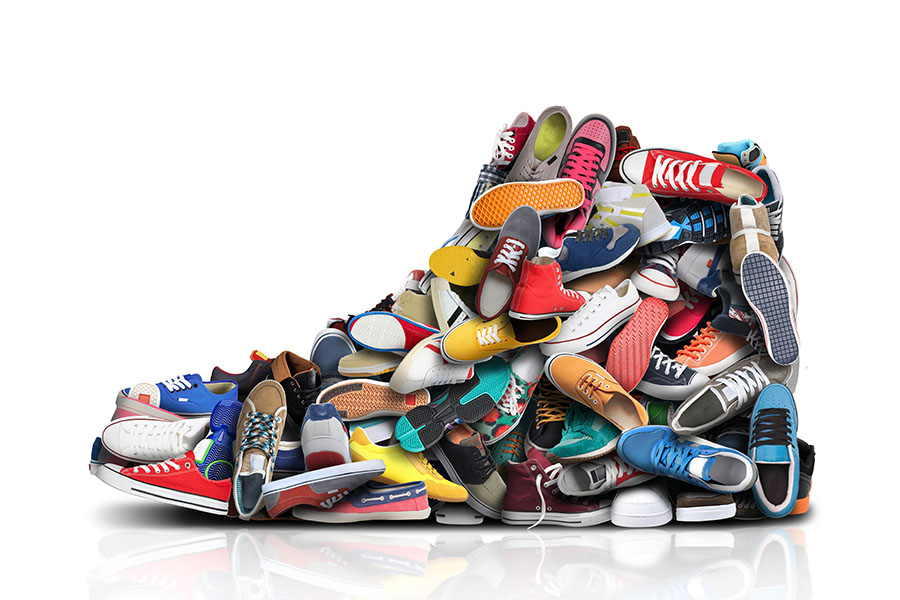 This is the age of the sneaker. A rubber-soled, simply uppered footwear has been magically transformed by marketers into a product of fantastic urges. Image: Shutterstock