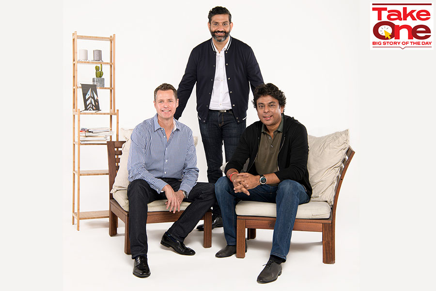 L to R : David Gowdey, Managing Partner, Amit Anand, Founding Partner,  and Anurag Srivastava, Founding Partner