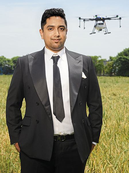 Agnishwar Jayaprakash, founder and CEO of Garuda Aerospace