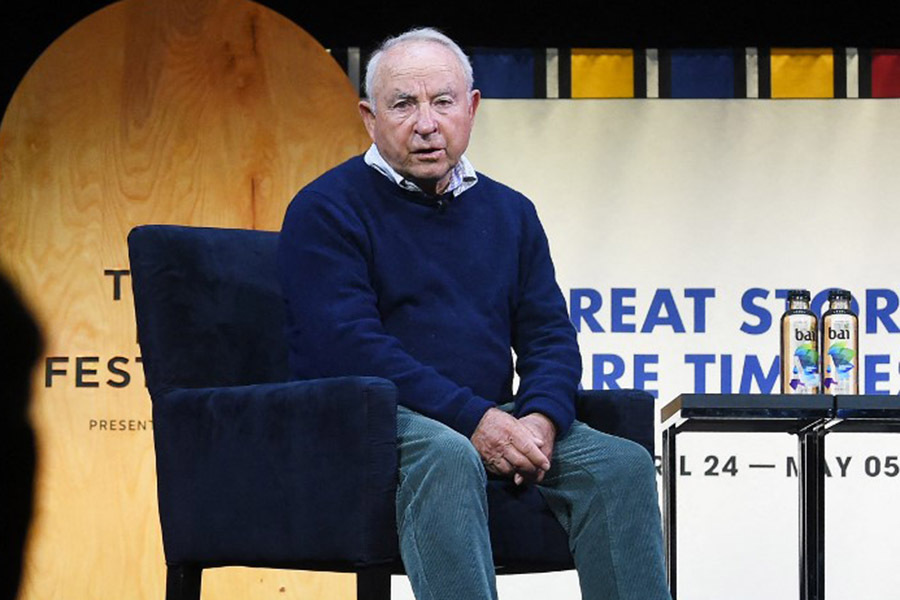 File photo: Patagonia Founder Yvon Chouinard speaks onstage during the Inaugural Tribeca X: A Day of Conversations Celebrating the Intersection of Entertainment and Advertising sponsored by PwC on April 26, 2019, at Spring Studios in New York City. Image: Ben Gabbe/Getty Images for Tribeca X/AFP