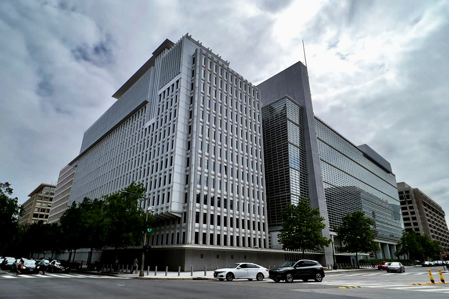 The World Bank headquarters are seen in Washington, DC. Image: Daniel Slim/AFP 