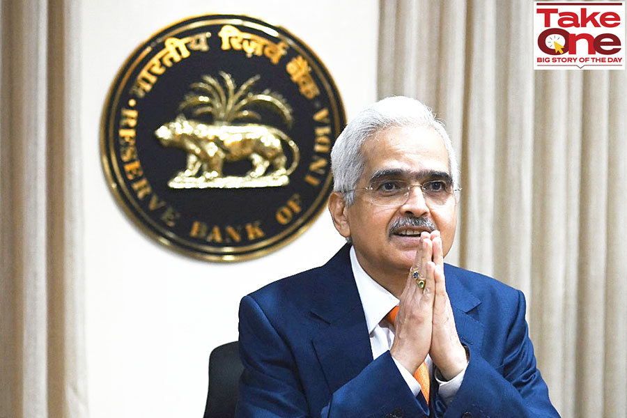 Shaktikanta Das, governor, Reserve Bank of India (RBI)
Image: Punit Paranjpe / AFP