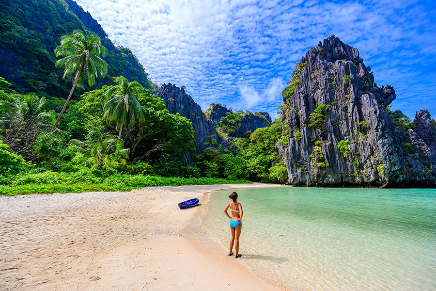 Hidden Beach, Philippines. Image credit:  Shutterstock