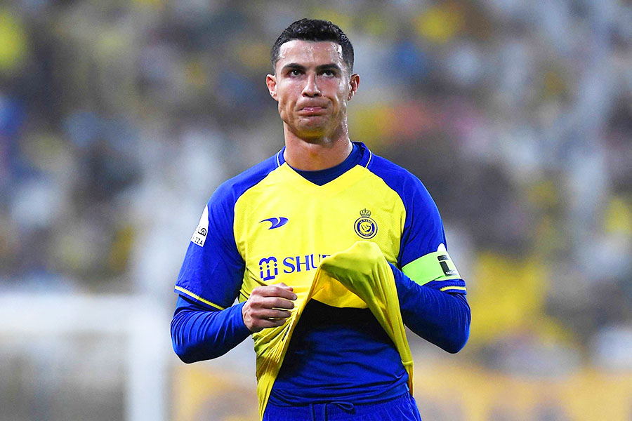 
Cristiano Ronaldo's arrival in January to play for the Riyadh-based Al-Nassr club is what first drew global attention to ongoing efforts to boost the Saudi Pro League. Image: AFP