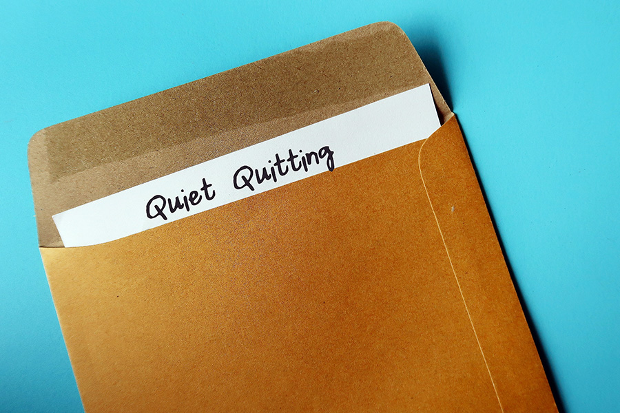 “Quiet quitting” was named the phrase of the year in 2022 by The Morning Brew, a daily newsletter designed for young business professionals.
Image: Shutterstock