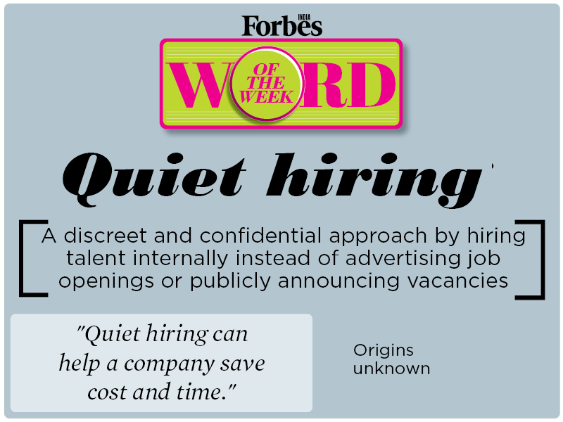 Word of the Week: Quiet hiring