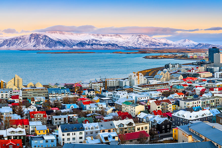 Reykjavik, Iceland. Images credit: Shutterstock