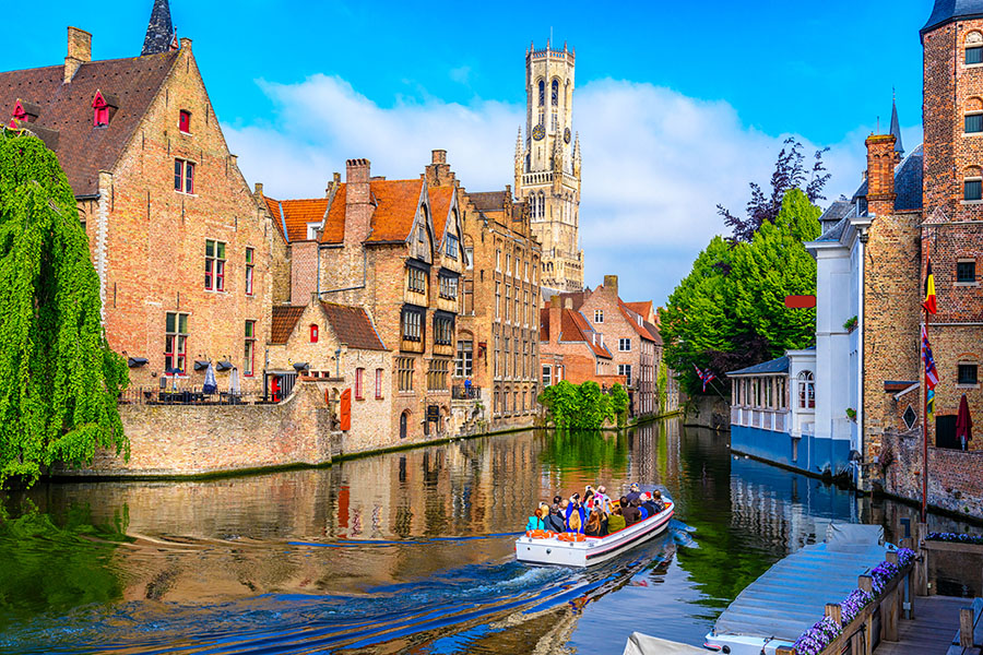Bruges, Belgium. Images credit: Shutterstock