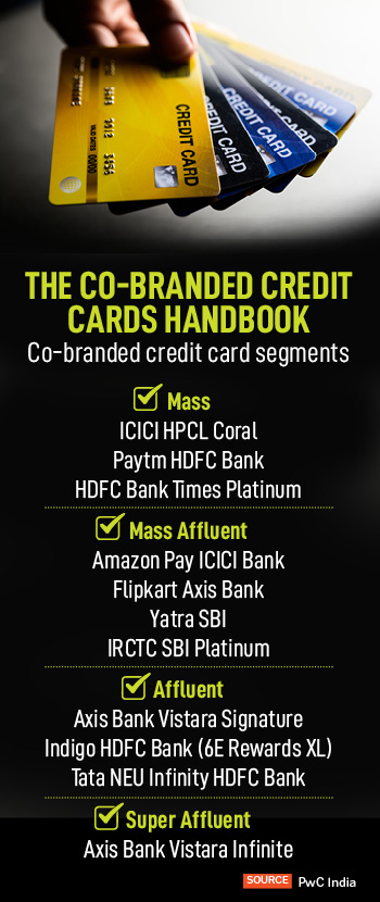 Most corporates, in the form of airlines, hotels, online shopping merchants or oil refiners, which have a large customer base, are realising that a co-branded credit card builds customer loyalty and helps them boost their spends