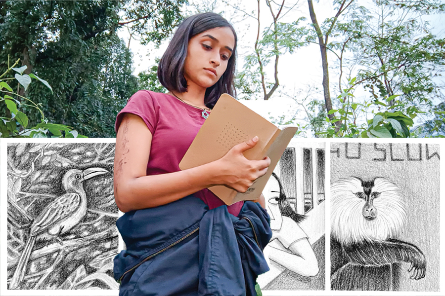 Rohan Chakravarty’s comic strip became one of the online faces of the protest against the draft Environment Impact Assessment notification. Image : Vikas Chandra Pureti for Forbes India 