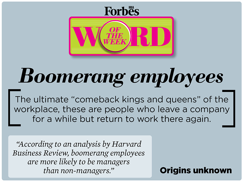 Word of the week: Boomerang employees