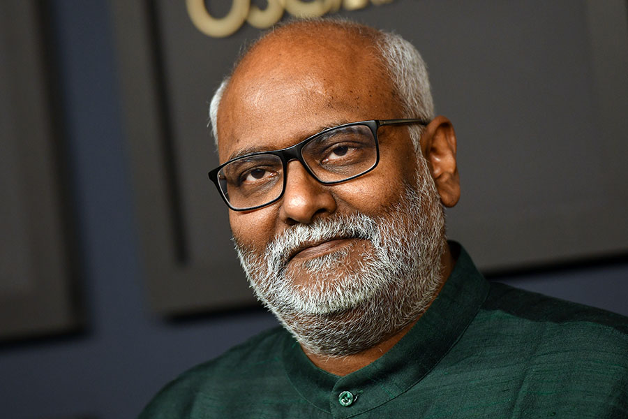 MM Keeravaani, music composer, record producer, singer and lyricist.