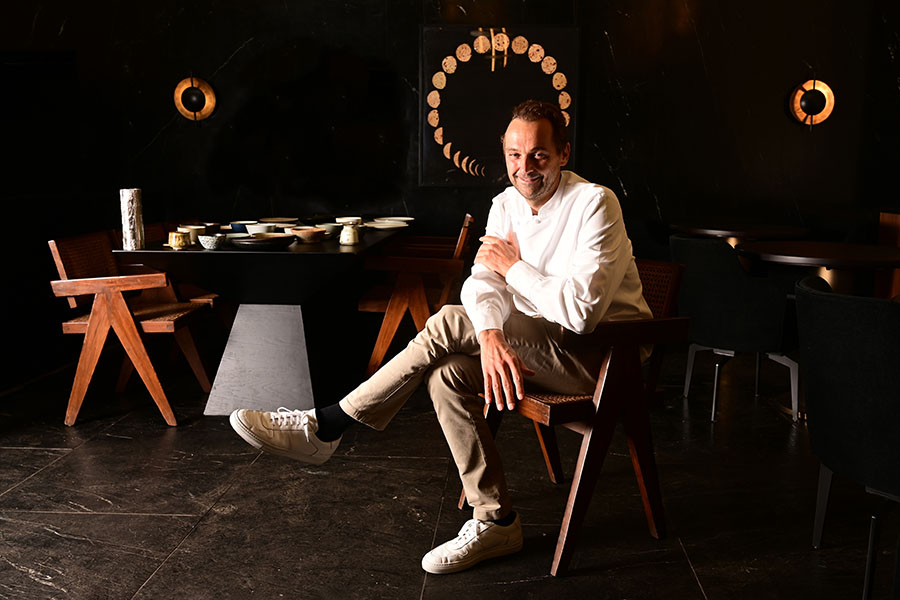 Chef Daniel Humm of Eleven Madison Park, New York, at Mumbai's Masque restaurant Image: Swapnil Sakhare for Forbes India 