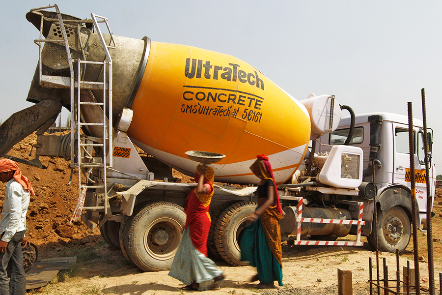 Ultratech acquired the 10.75 million tons on offer in an all-stock deal with 52 equity shares of Kesoram Industries being swapped for 1 share in Ultratech. 
Image:  Amit Dave/ Reuters