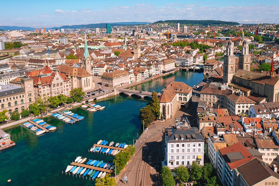 Zurich (pictured here) and Singapore are the most expensive cities in the world ahead of New York amid the ever-rising cost of living, according to a new ranking by The Economist magazine.
Image: Shutterstock