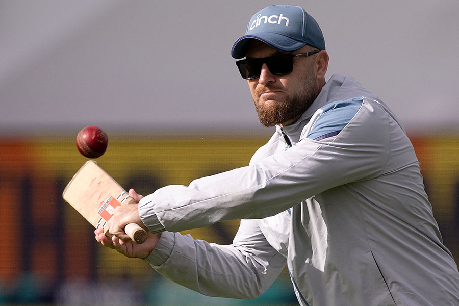 Brendon McCullum, Former Kiwi keeper-batter and England's Test team coach
Image: Marty Melville / AFP 