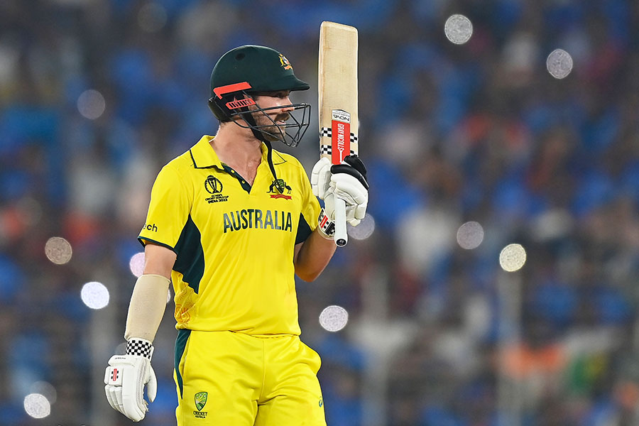 Having just helped Australia lift the ICC World Cup 2023 trophy in India, Travis Head is most likely to be a hot property at the IPL 2024 auction table. Image: Alex Davidson-ICC/ICC via Getty Images