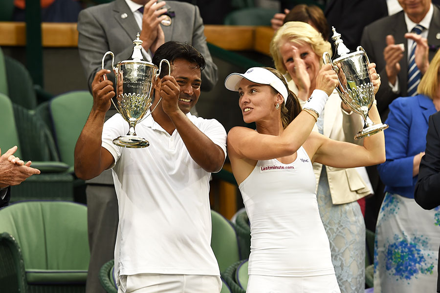 Leander Paes has won 18 Grand Slam doubles titles and played in 34 Grand Slam finals
Image: Cameron Spencer/Getty Images