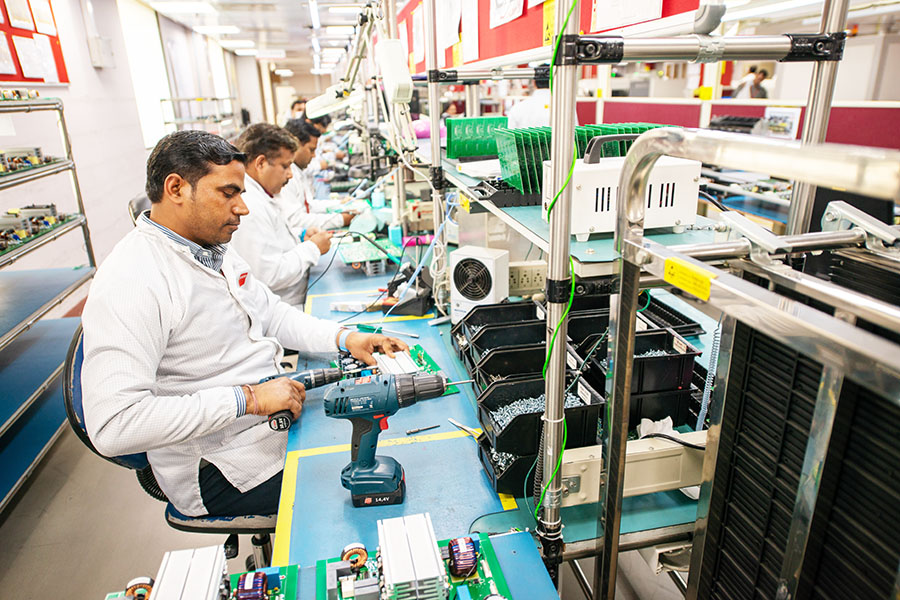 The government plans to set up 30 Skill India International Centres to ensure job creation under the Pradhan Mantri Kaushal Vikas Yojana (PMKVY). Image Credit: Pradeep Gaurs / Shutterstock