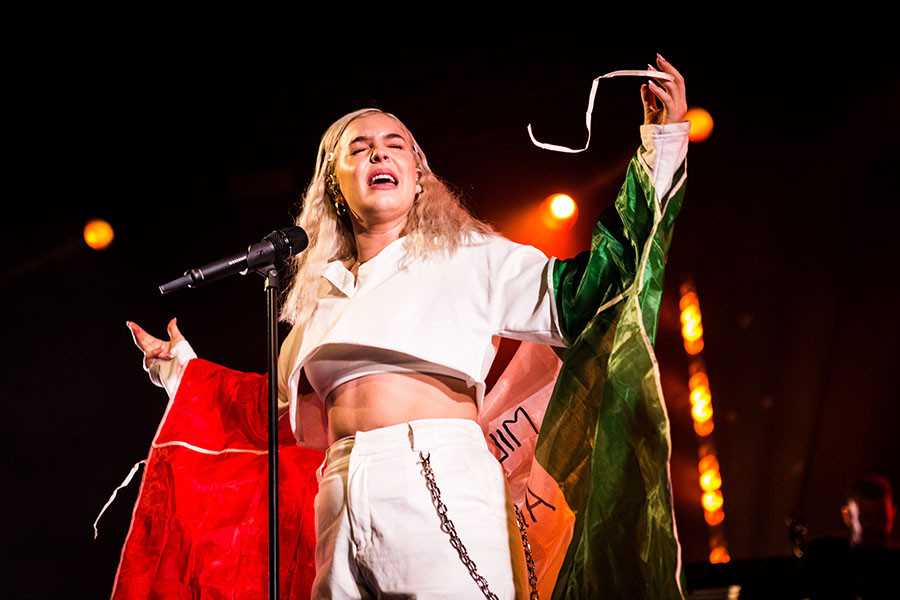 Singer and songwriter Anne-Marie at a concert. Image: Roberto Finizio/NurPhoto via Getty Images 