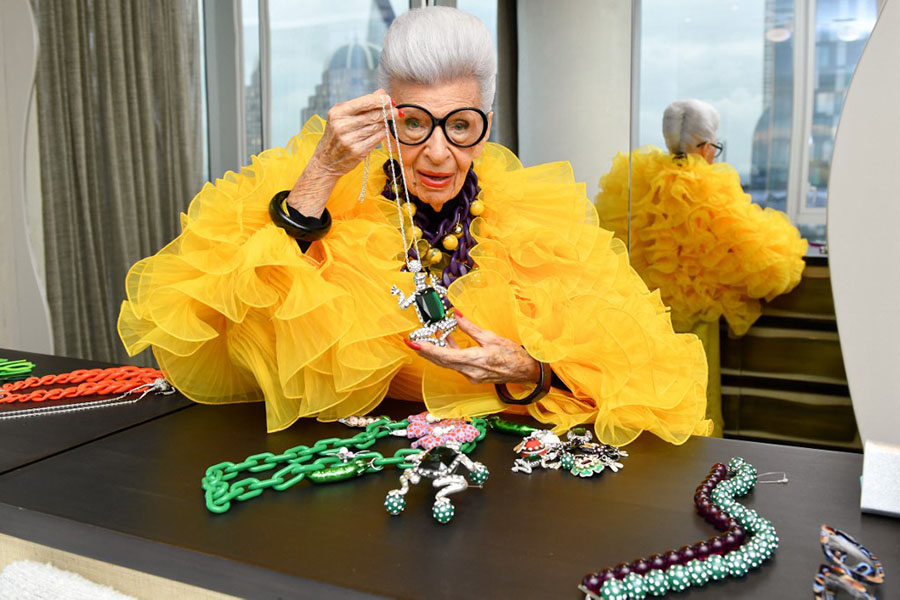 


(File) New York - September 09: Iris Apfel sits for a portrait during her 100th Birthday Party at Central Park Tower on September 09, 2021 in New York City.  Image: Noam Galai / Getty Images North America / Getty Images via AFP 