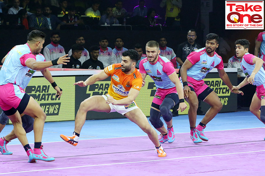 The Pro Kabaddi league is set to enter its 10th season and remains the second-most watched domestic franchise league after the IPL
Image: Courtesy Pro Kabaddi league