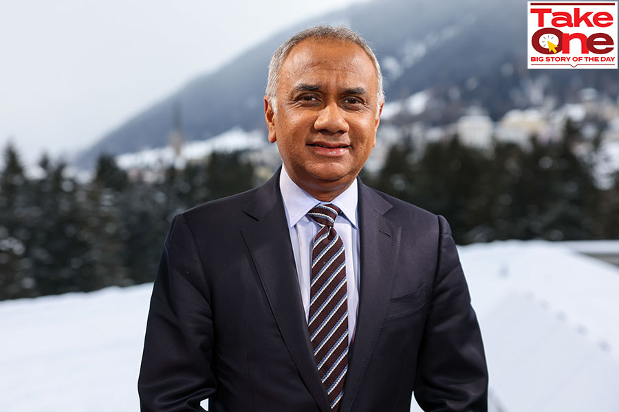 Salil Parekh, CEO, Infosys
Image: Hollie Adams/Bloomberg via Getty Images