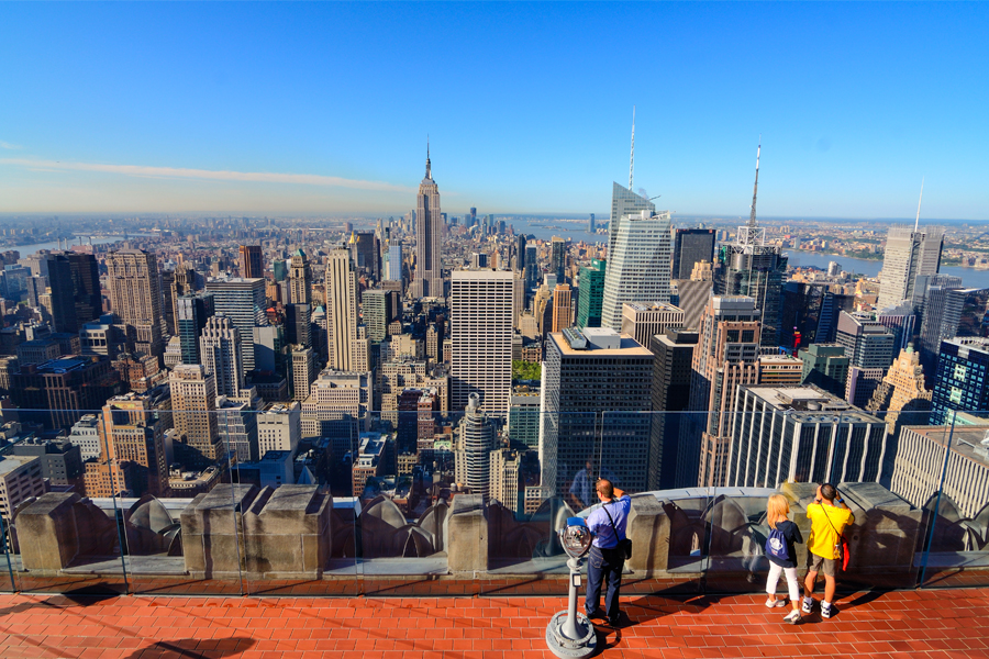 Top Of The Rock in New York City, United States. Image credit: Shutterstock.

