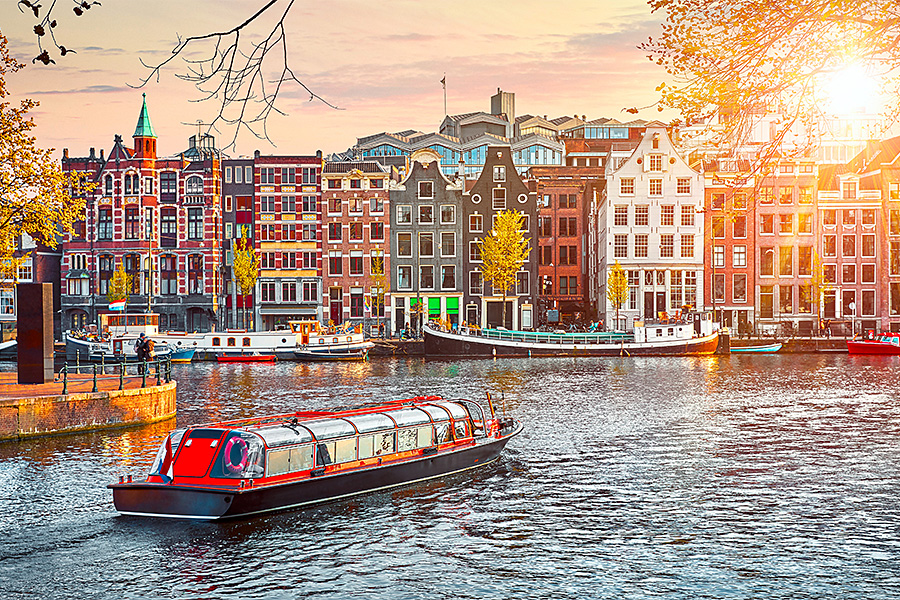  Amsterdam was ranked as the best capital city in Europe to travel to as a tourist.
Image: Shutterstock