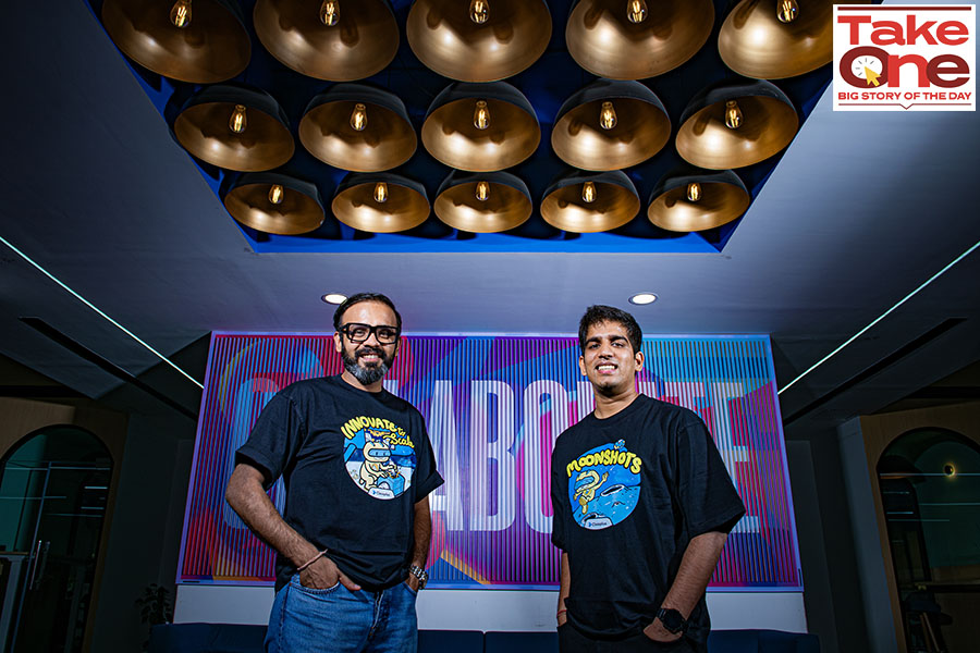 Classplus co-founders Bhaswat Agarwal (left) and Mukul Rustagi
Image: Amit Verma