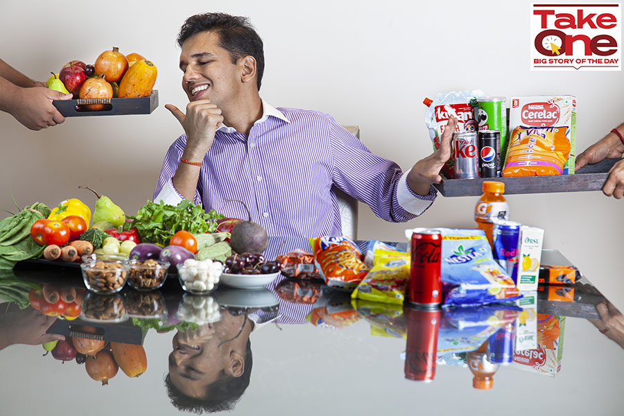 Food Pharmer Revant Himatsingka poses for a portrait at his residence in Kolkata on 24th July 2023. Image credit: Subrata Biswas for Forbes India.