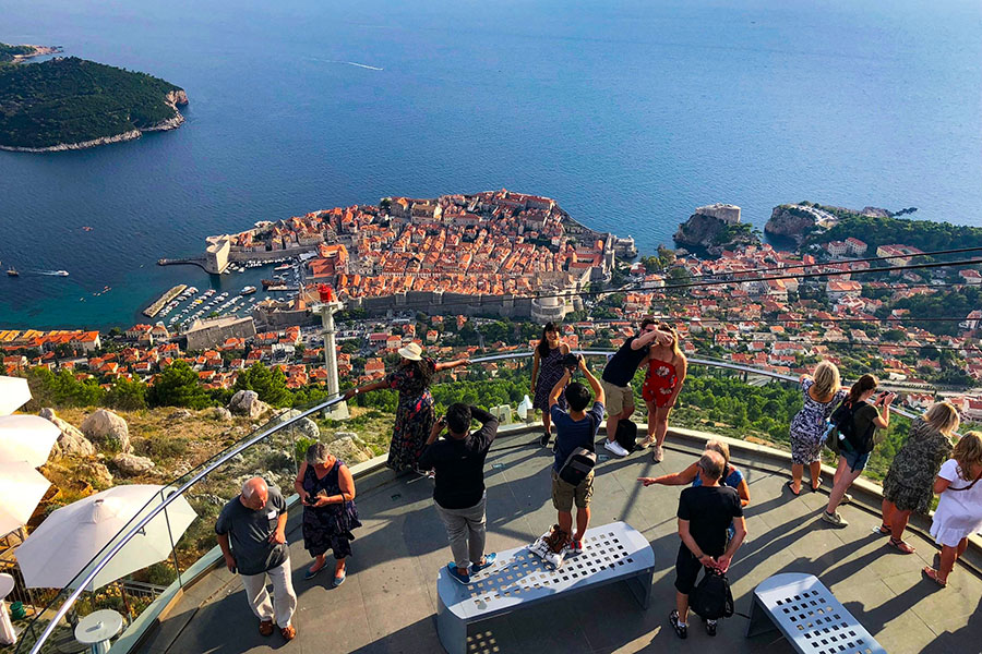 Croatia's medieval walled city of Dubrovnik is one of Europe's most overcrowded cities, with the flow of tourists sometimes making it literally impossible to walk inside the historic Old Town.
Image: Daniel Slim / AFP 