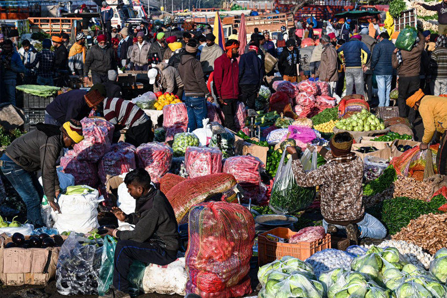 WPI inflation in India eased further to -3.48 percent for the month of May, the lowest since November 2015
Image: Narinder Nanu / AFP