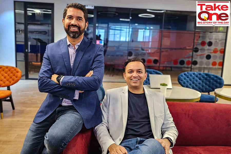 Akshat Birla (left), Founder and CEO of BharatNXT and Aljo Joseph, Founder & Chief Business Officer of BharatNXT