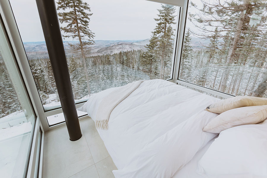 The MICA Chalet, Quebec City, Canada. Image credit: Airbnb