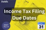 ITR filing last date for AY 2024-25 (FY 2023-24): Due dates for filing income tax returns, TDS, advance tax payments