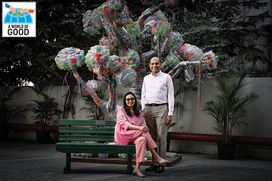 Vita and Jalaj Dani founded Dani Foundation to help create a self-sustaining society by empowering individuals
Image: Neha mithbawkar for Forbes India