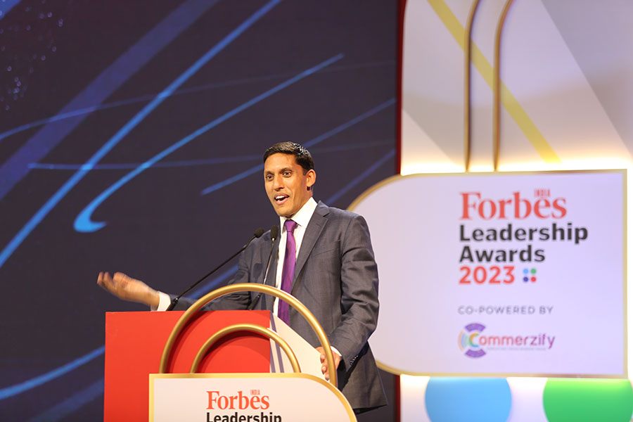 Dr. Rajiv Shah, President, Rockefeller Foundation
Image: Forbes India
