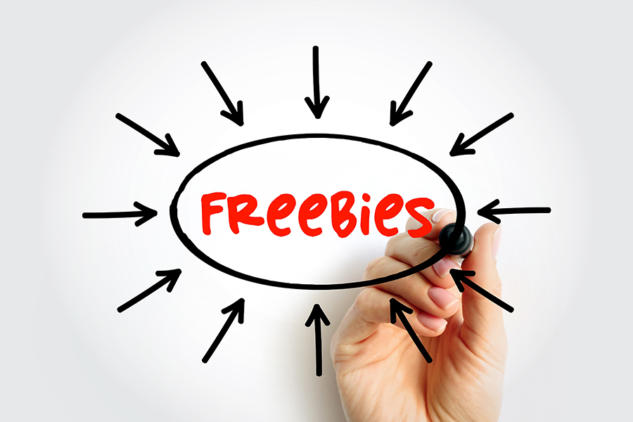 If freebies make us more aware of incidental costs, is there a way to prevent that extra scrutiny? Image: Shutterstock