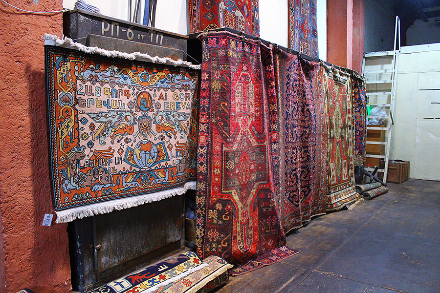Raffi Megerian, the third-generation owner of Megerian Carpet Cultural Complex Image: Veidehi Gite
