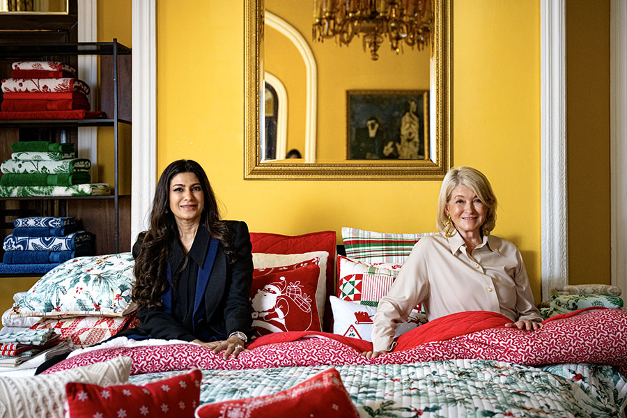 Dipali Goenka, CEO and managing director of Welspun Living and Martha Stewart, founder of Martha Stewart Living Omnimedia. Image: Mexy Xavier