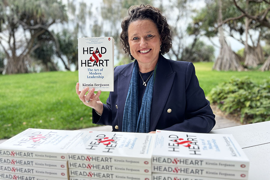 Kirstin Ferguson, former Acting Chair and Deputy Chair of the Australian Broadcasting Corporation and the best-selling author of <i>Head & Heart: The Art of Modern Leadership</i>
