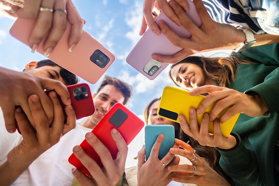 When giving a teenager their first smartphone, you can also opt to install a parental control system, or simply check their online activities regularly. Image: Shutterstock 