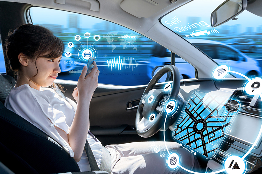 Today's connected vehicles not only mine data from driving, but track in-vehicle entertainment and third-party functions such as satellite radio or maps. Image: Shutterstock