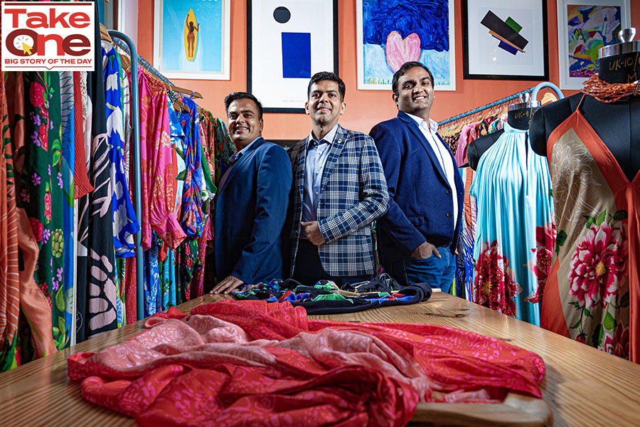 (from left to right)Deepak Jain, Ritesh Jain and Manish Lunia, Cofounders, FlexiLoans
Image: Swapnil Sakhare for Forbes India
