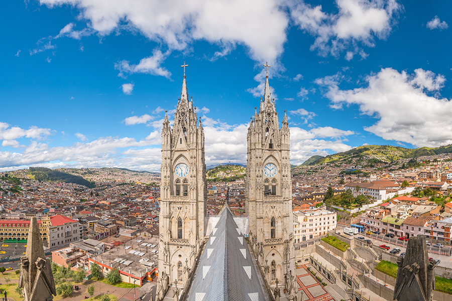 Quito, Ecuador. Image credit: Shutterstock