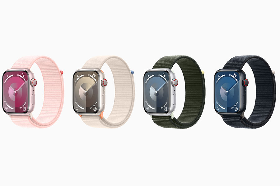Apple Watch S9 carbon neutral lineup.