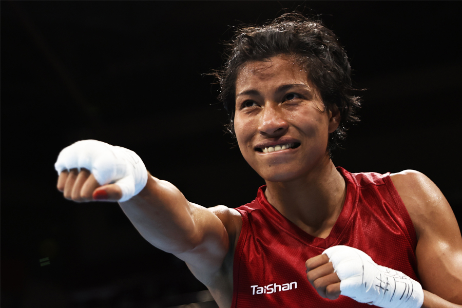 Lovlina Borgohain, boxer; Image: Buda Mendes/AFP