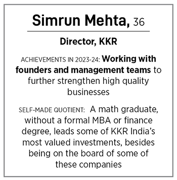 

Simrun Mehta, Director, KKR
Image: Bajirao Pawar for Forbes India