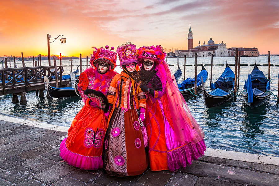 Venice Carnival in Venice, Italy. Image credit: Shutterstock